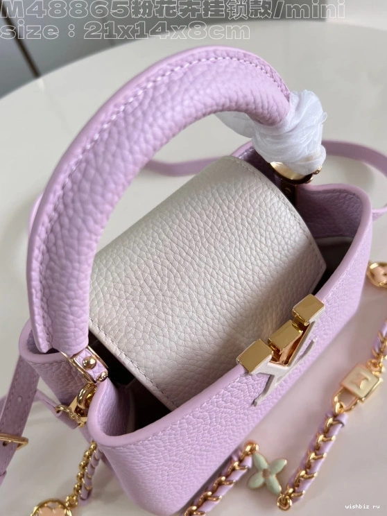 WIS VUITTON MINI-21*14*8CM LOUIS CAPUCINES 0724